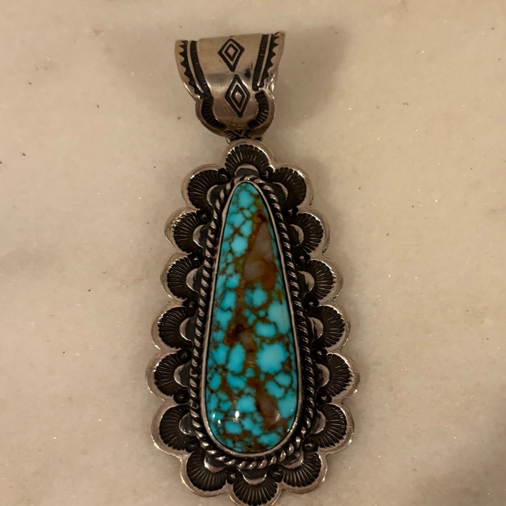 Navajo Kingman pendant by Happy Piasso